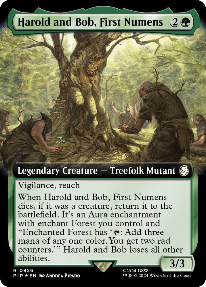 Harold and Bob First Numens Extended Art Surge Foil (Universes Beyond: Fallout)  - Foil