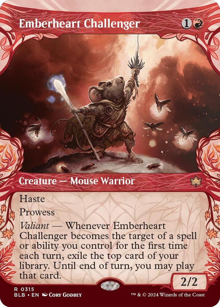 Emberheart Challenger Showcase (Bloomburrow) 