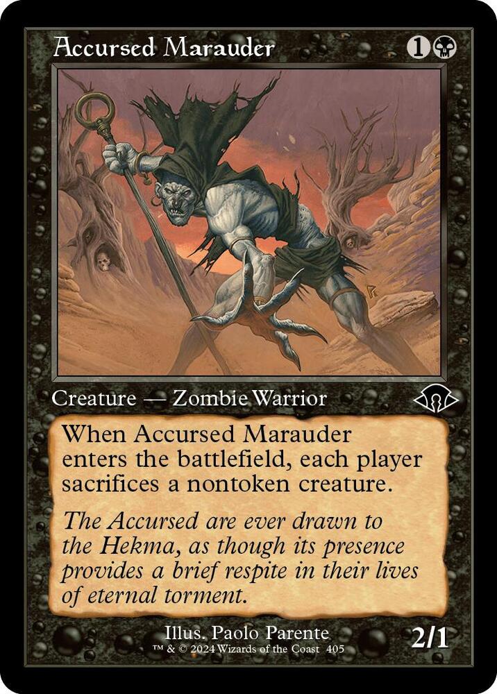 Accursed Marauder Retro Frame (Modern Horizons 3) 