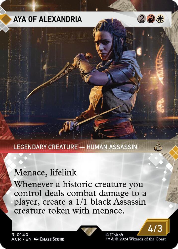Aya of Alexandria Showcase (Universes Beyond: Assassin's Creed) 