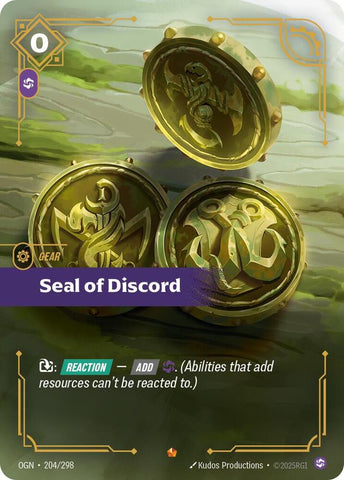 Seal of Discord (Origins)  - Foil