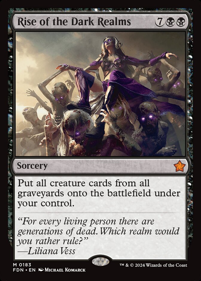 Rise of the Dark Realms (Foundations)  - Foil