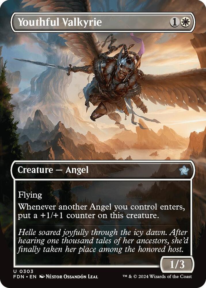 Youthful Valkyrie 303 (Foundations)  - Foil