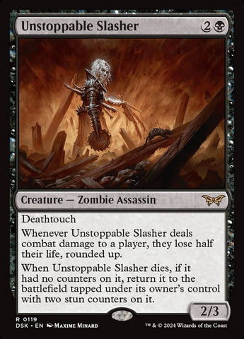 Unstoppable Slasher (Duskmourn: House of Horror)  - Foil