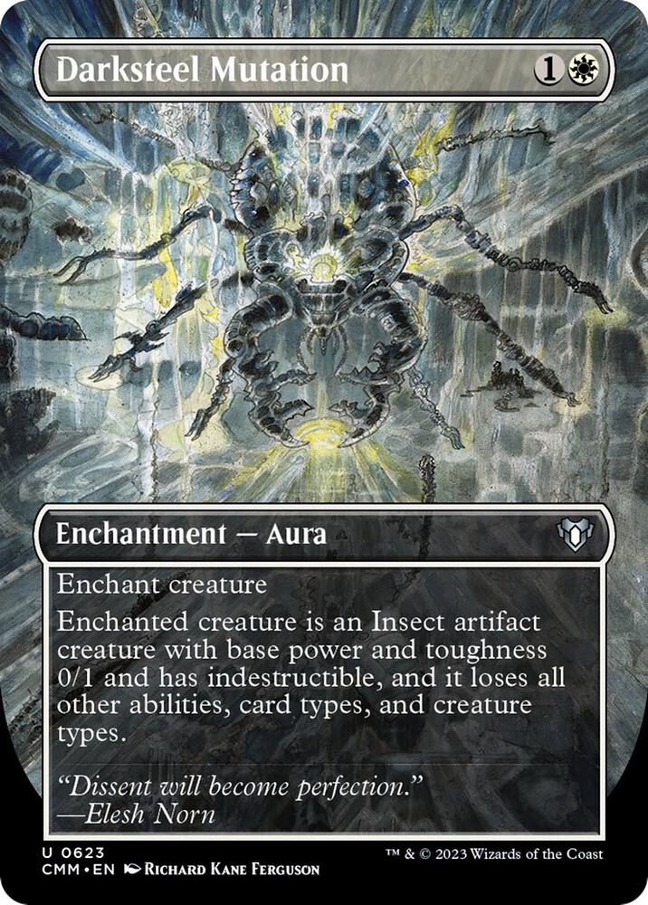 Darksteel Mutation Borderless (Commander Masters) 