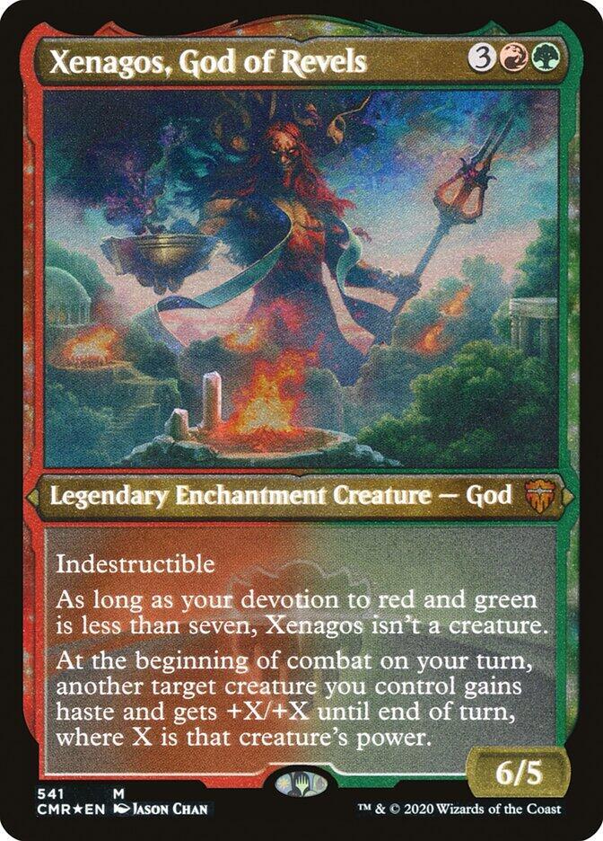 Xenagos God of Revels Foil Etched (Commander Legends)  - Foil
