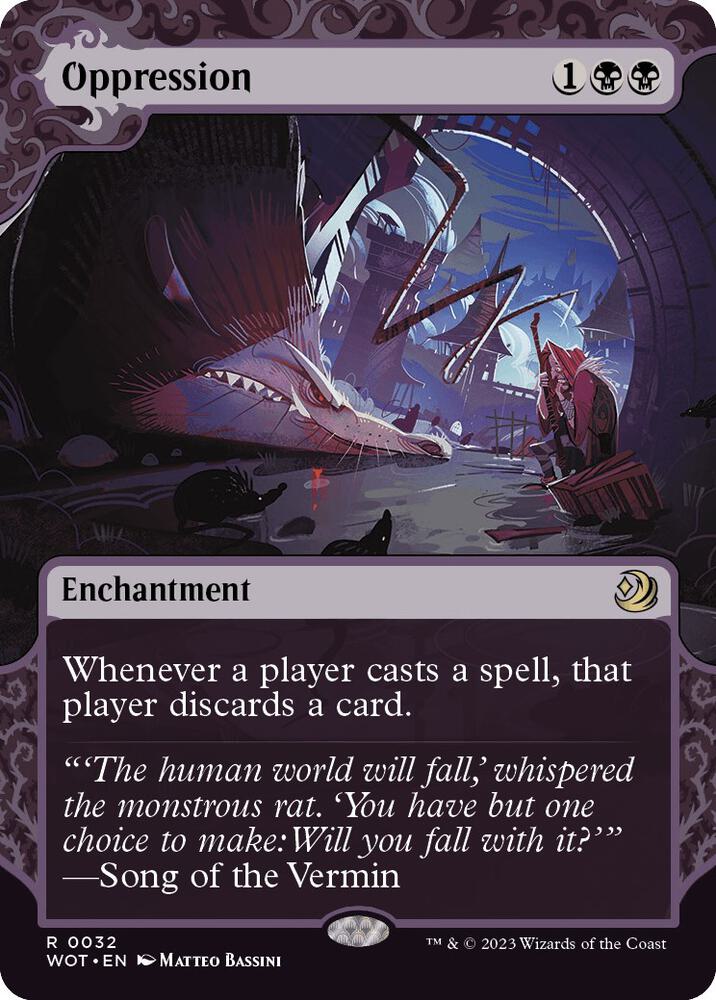 Oppression (Wilds of Eldraine: Enchanting Tales)  - Foil