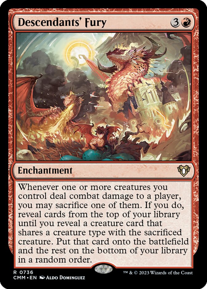 Descendants' Fury 736 (Commander Masters) 