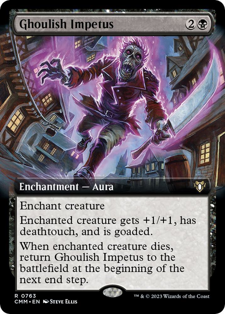Ghoulish Impetus Extended Art (Commander Masters) 