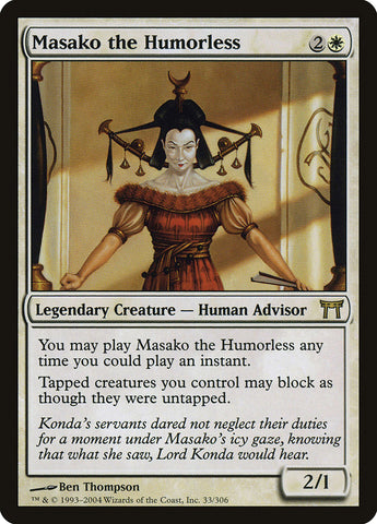 Masako the Humorless (Champions of Kamigawa) 