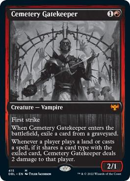 Cemetery Gatekeeper 415 (Innistrad: Double Feature) 