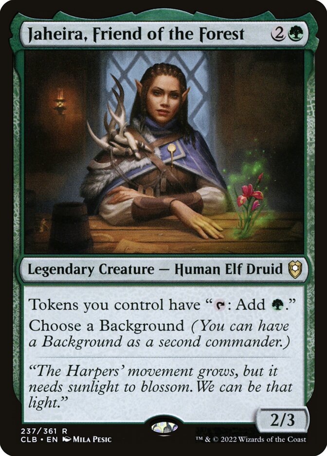 Jaheira, Friend of the Forest (Commander Legends: Battle for Baldur's Gate) 