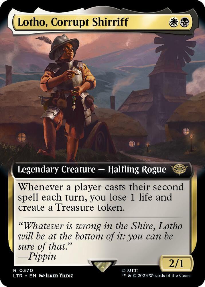 Lotho Corrupt Shirriff Extended Art (Universes Beyond: The Lord of the Rings: Tales of Middle-earth)  - Foil