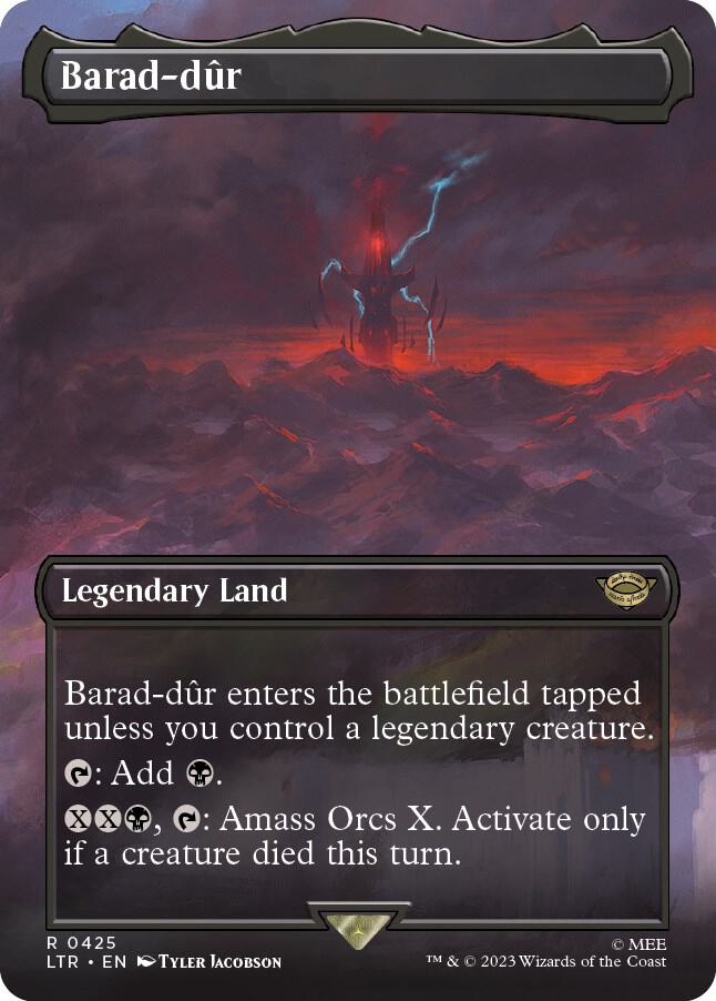 Barad dur 0425 Borderless (Universes Beyond: The Lord of the Rings: Tales of Middle-earth) 