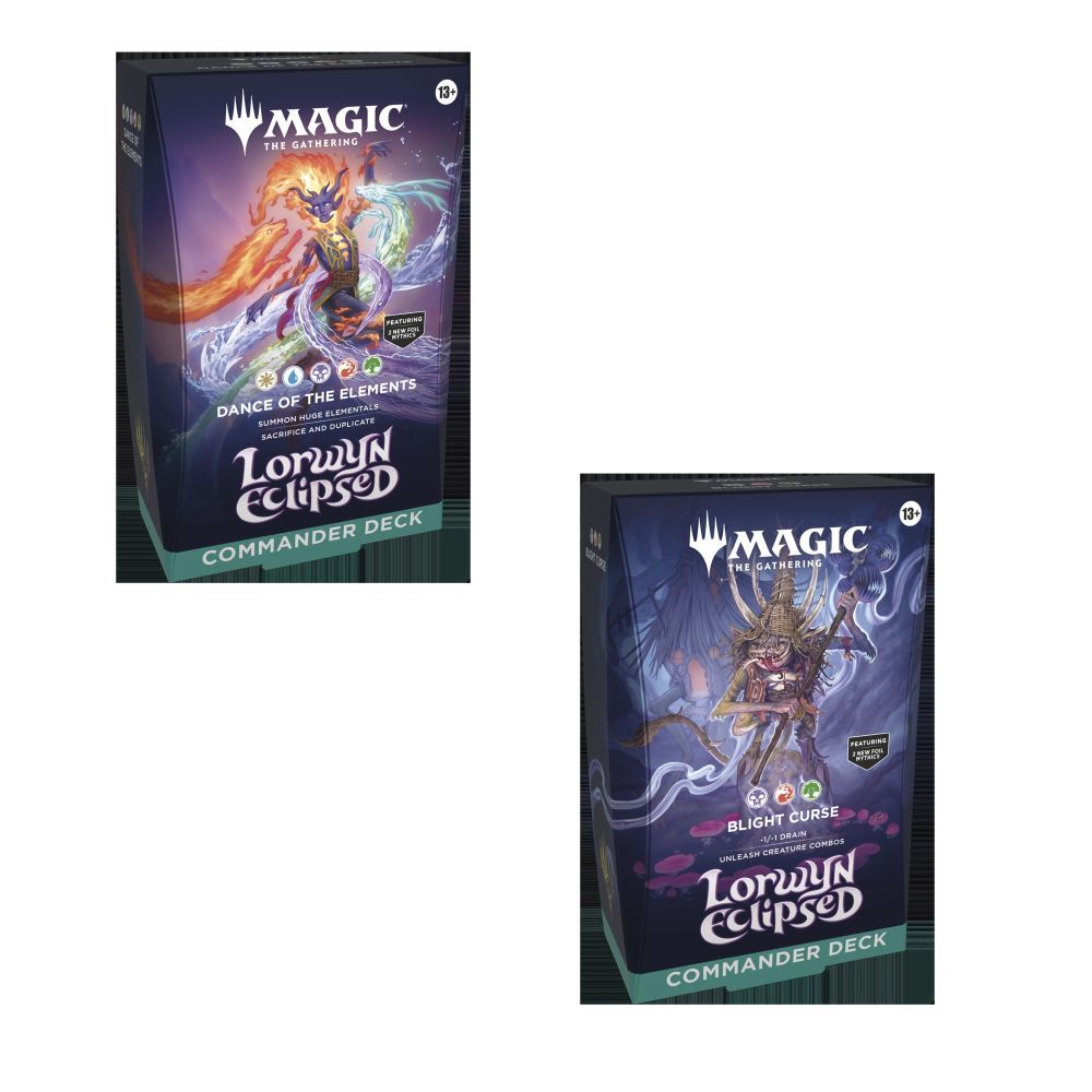 Magic: Lorwyn Eclipsed - Commander Deck Display ( Set of 2 )