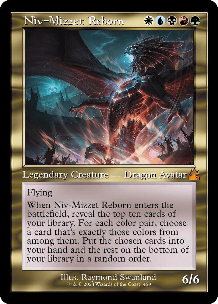 Niv-Mizzet, Reborn 459/291 (Ravnica Remastered)  - Retro Foil