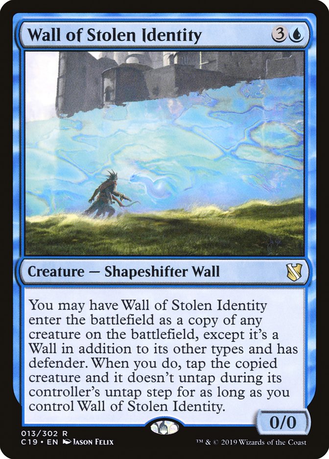 Wall of Stolen Identity (Commander 2019) 