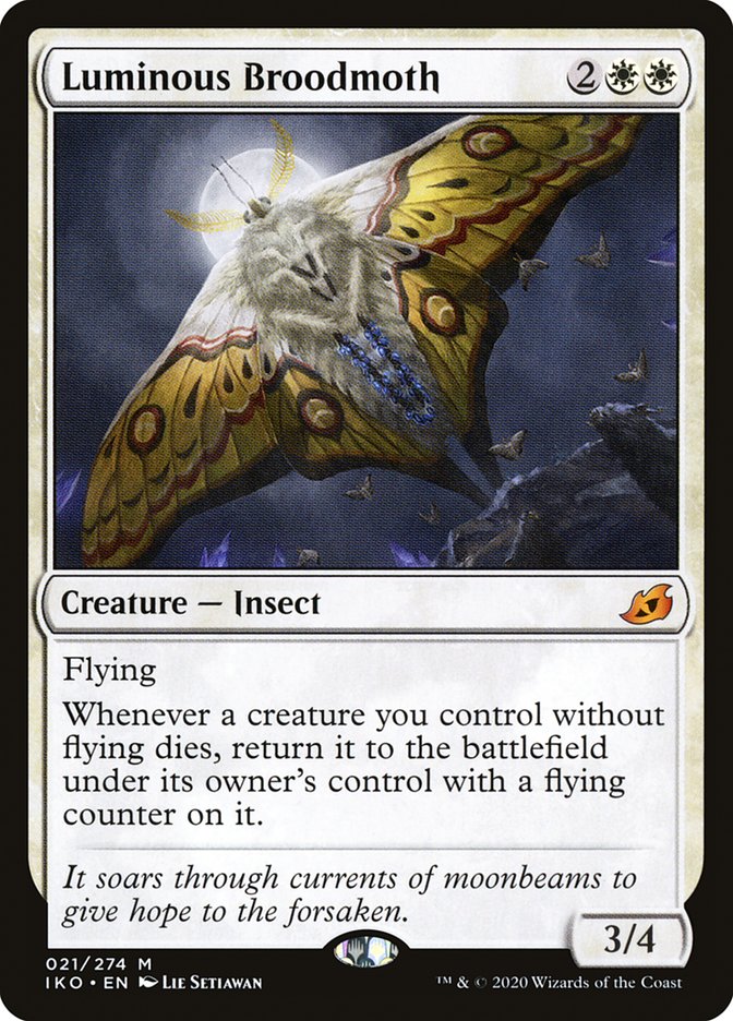 Luminous Broodmoth (Ikoria: Lair of Behemoths)  - Foil