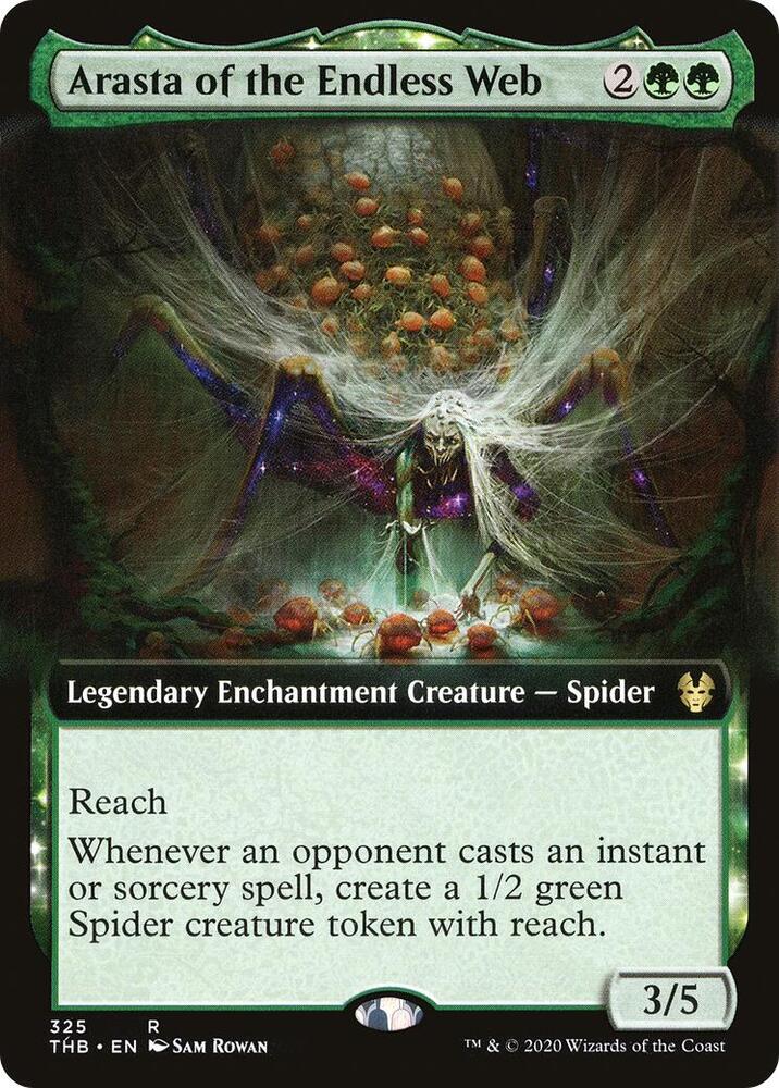 Arasta of the Endless Web Extended Art (Theros Beyond Death)  - Foil