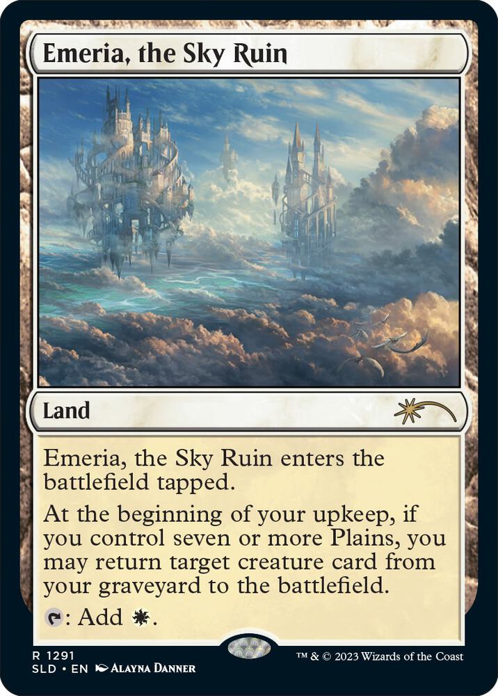 Emeria the Sky Ruin 1291/1 (Secret Lair Drop Series)  - Foil