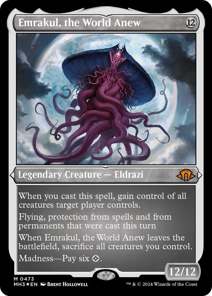 Emrakul the World Anew Foil Etched (Modern Horizons 3)  - Foil