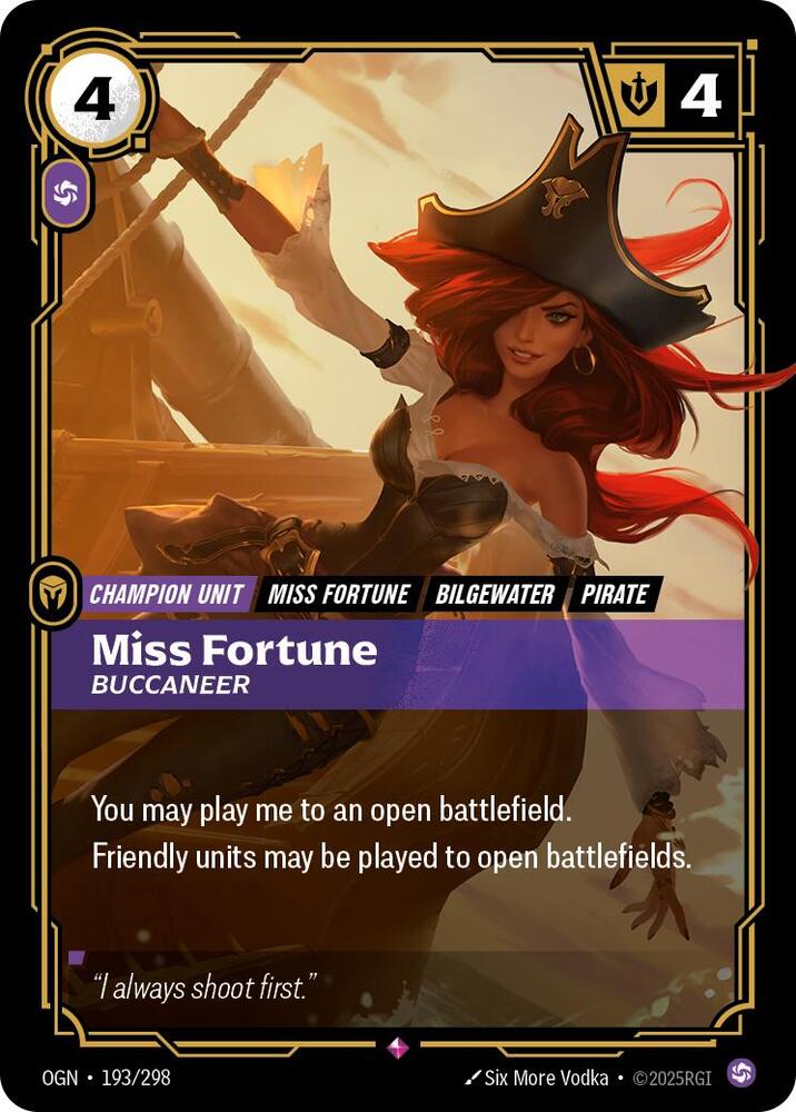 Miss Fortune Buccaneer (Origins)  - Foil