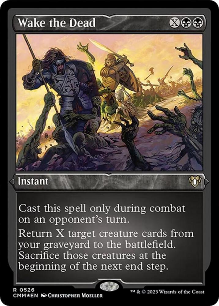 Wake the Dead Foil Etched (Commander Masters)  - Foil