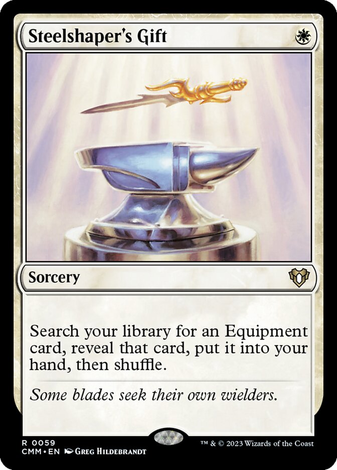 Steelshaper's Gift (Commander Masters)  - Foil