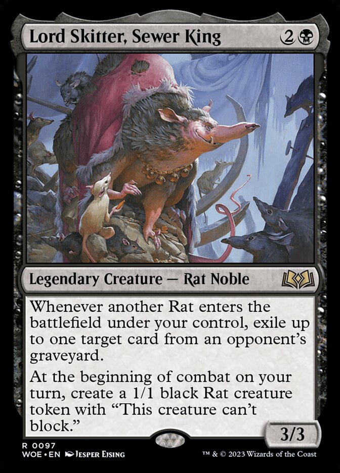 Lord Skitter, Sewer King (Wilds of Eldraine)  - Foil