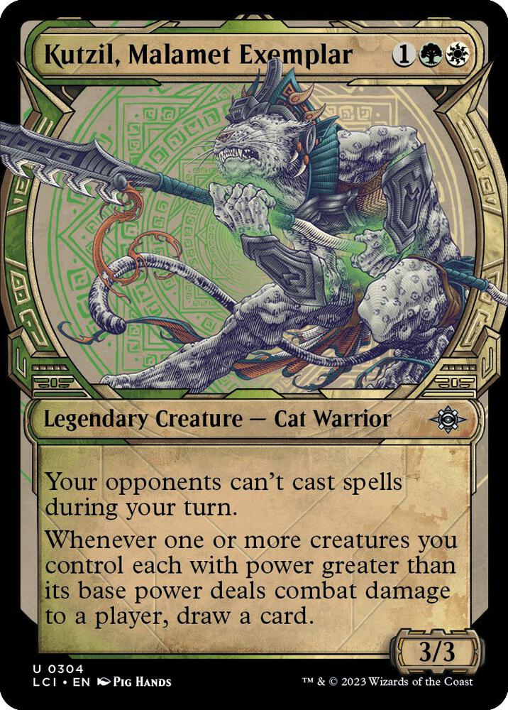 Kutzil Malamet Exemplar Showcase (The Lost Caverns of Ixalan)  - Foil