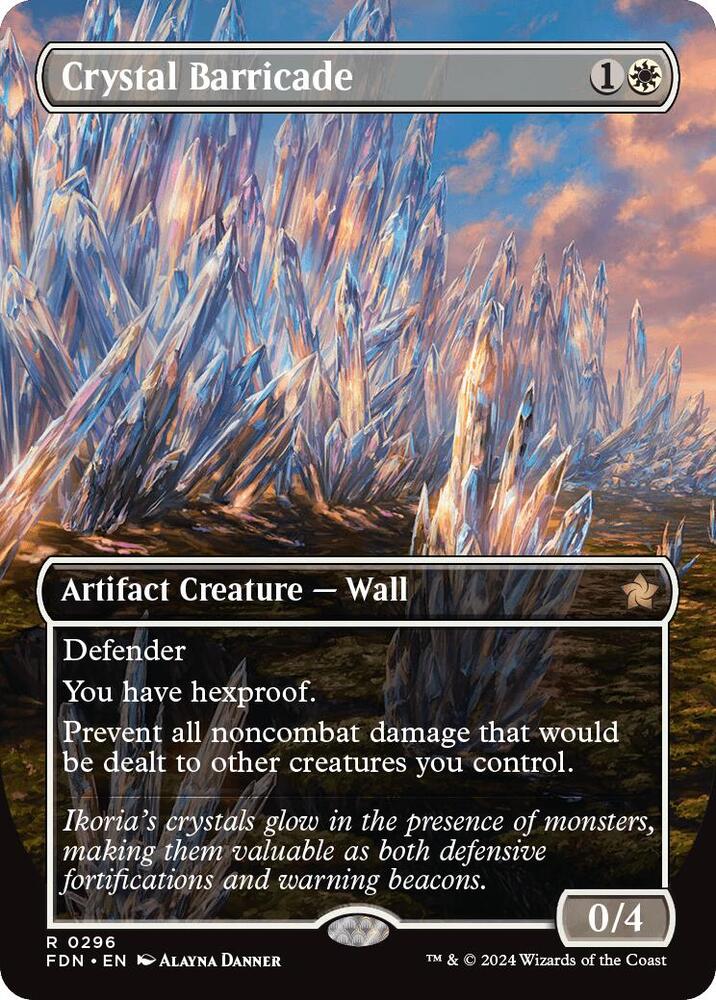 Crystal Barricade Borderless (Foundations) 
