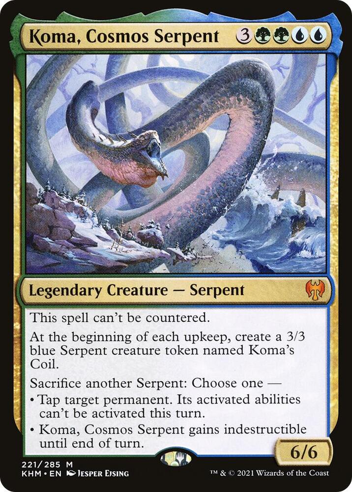 Koma Cosmos Serpent 221 (Kaldheim) 