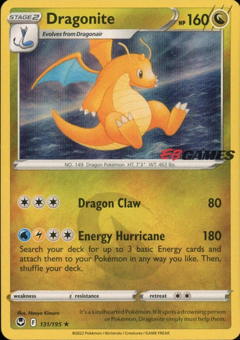 Dragonite EB Games Exclusive 131/195 (Miscellaneous Cards & Products)  - Holofoil