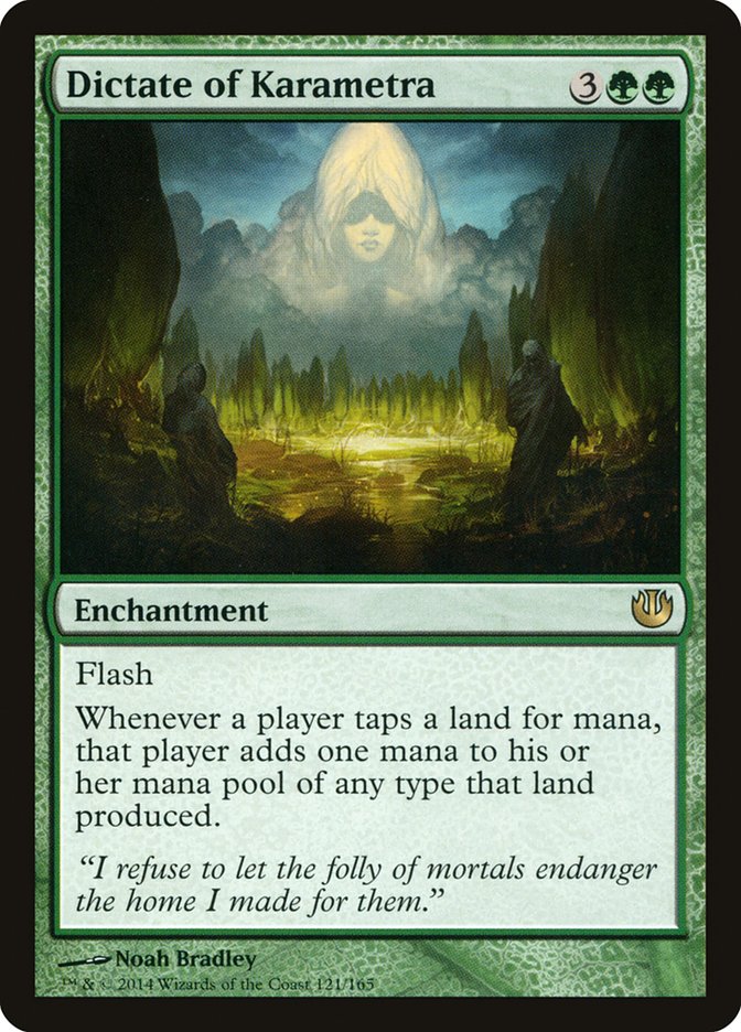 Dictate of Karametra 121/165 (Journey Into Nyx) 