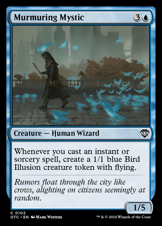 Murmuring Mystic 102/342 (Commander: Outlaws of Thunder Junction) 