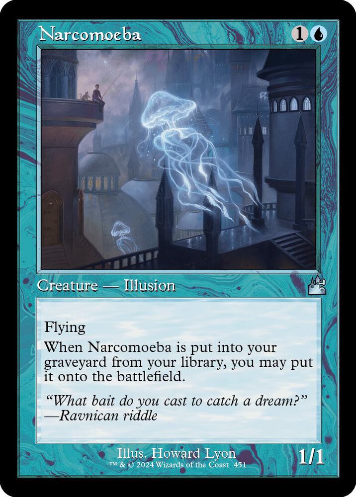 Narcomoeba Retro Frame (Ravnica Remastered)  - Foil
