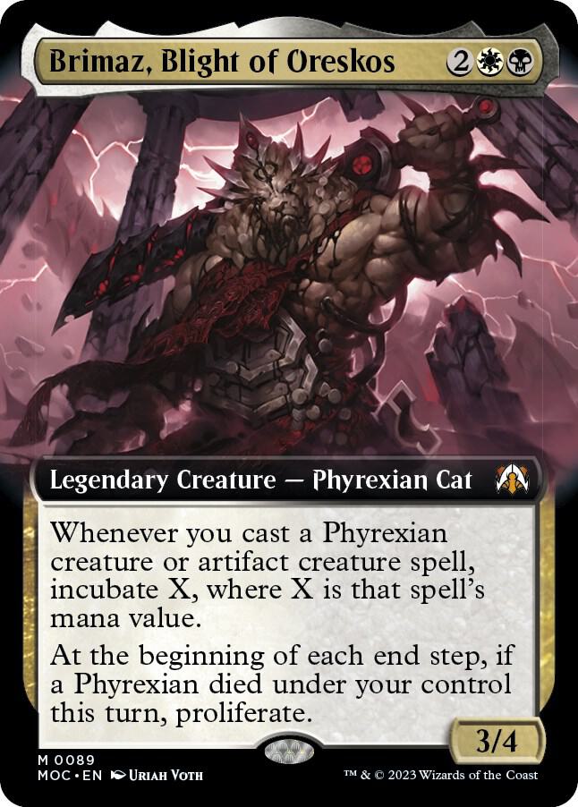 Brimaz Blight of Oreskos Extended Art (Commander: March of the Machine) 