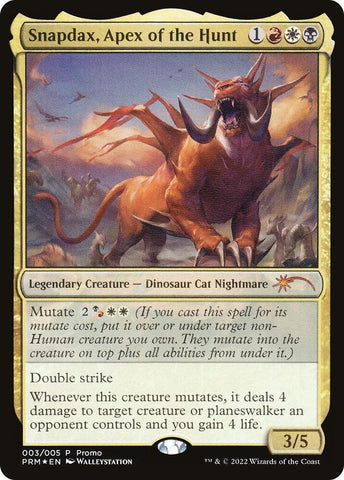 Snapdax Apex of the Hunt 2022 Lunar New Year Promo 3/5 (Unique and Miscellaneous Promos)  - Foil
