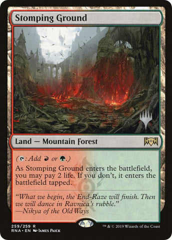 Stomping Ground (Promo Pack: Throne of Eldraine)  - Foil