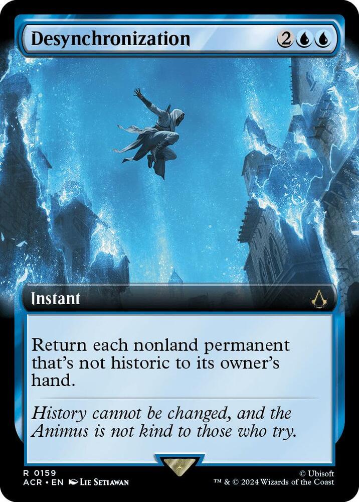 Desynchronization Extended Art (Universes Beyond: Assassin's Creed)  - Foil