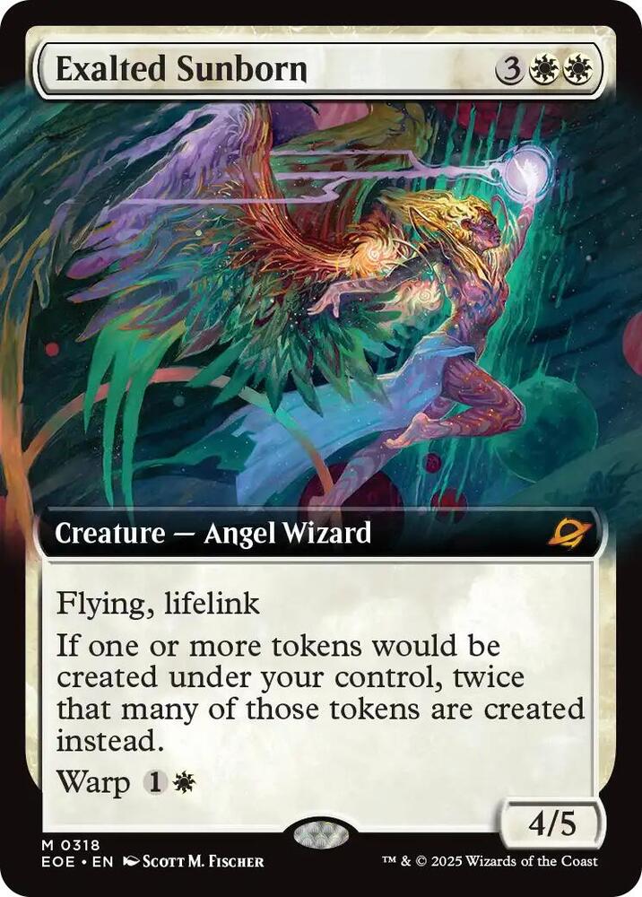 Exalted Sunborn 318/276 (Edge of Eternities)  - Extended Art 