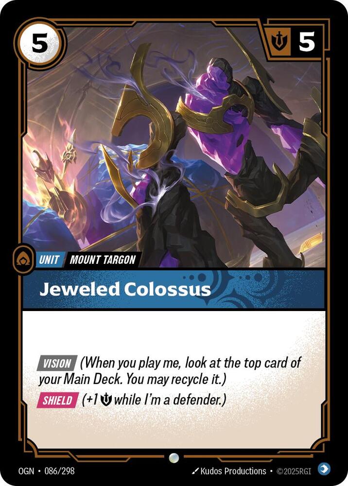 Jeweled Colossus (Origins)  - Foil