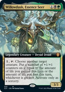 Willowdusk Essence Seer Extended Art (Commander 2021) 