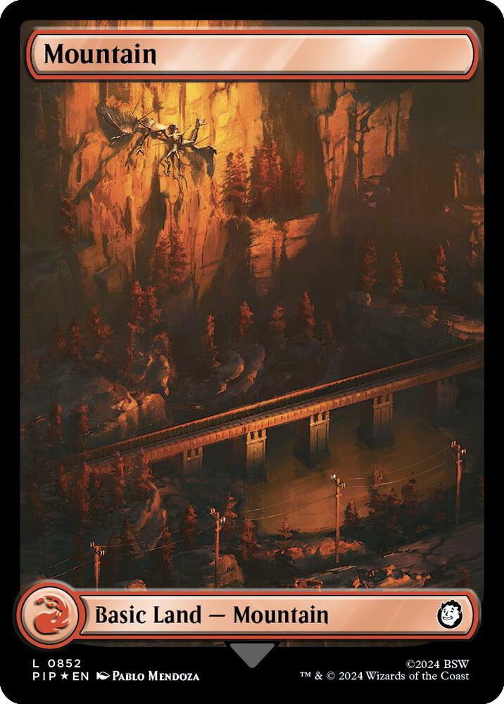 Mountain 0852 Surge Foil (Universes Beyond: Fallout)  - Foil