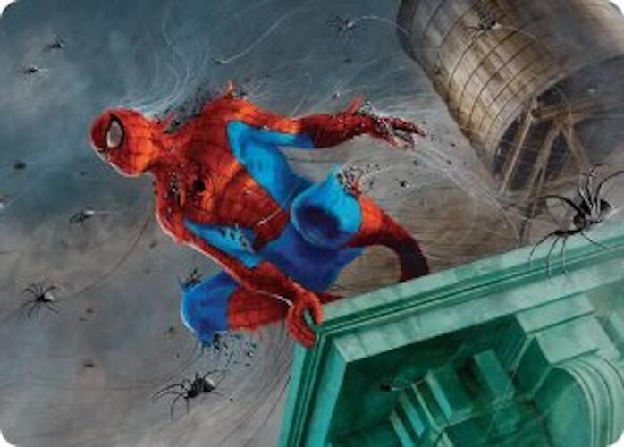 Spiders Man Heroic Horde Art Card 21 (Art Series: Marvel's Spider-Man) 