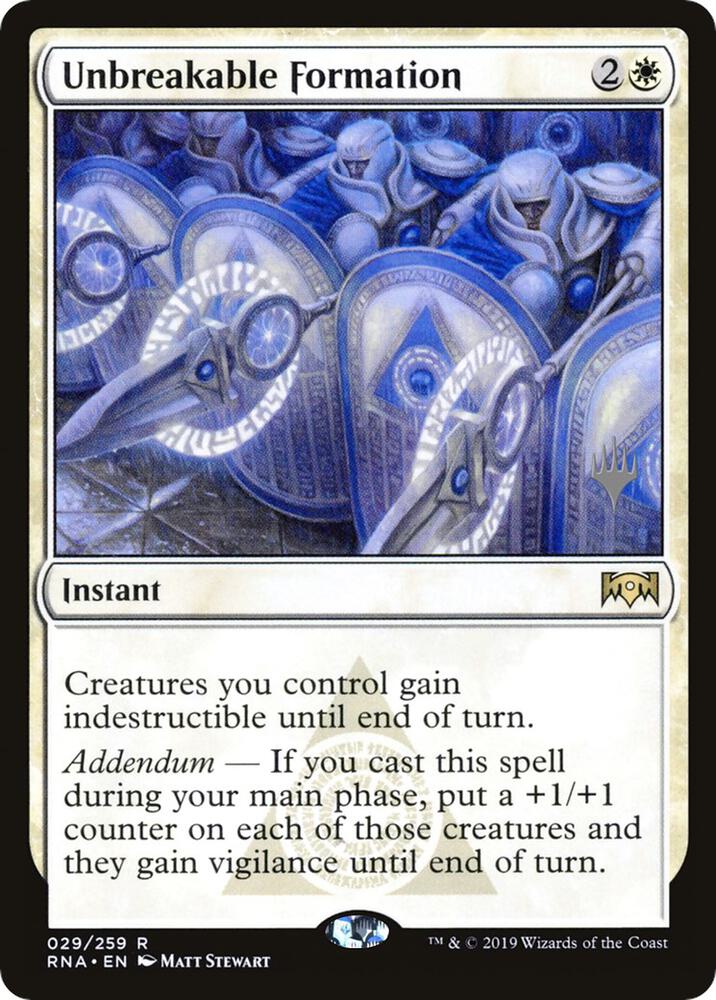Unbreakable Formation (Promo Pack: Zendikar Rising) 