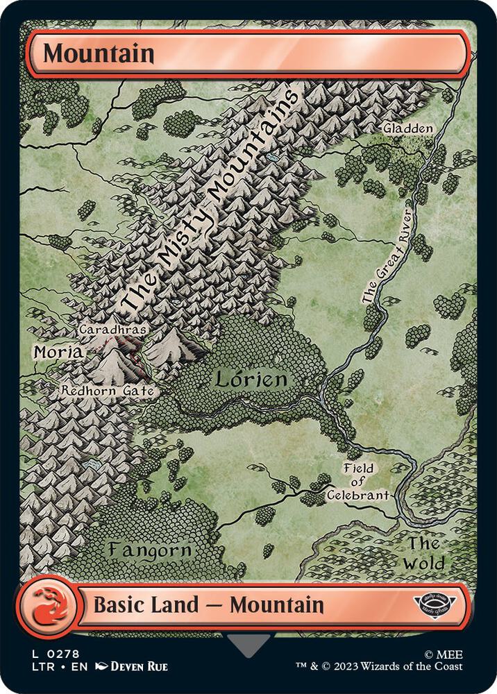 Mountain 0278 (Universes Beyond: The Lord of the Rings: Tales of Middle-earth) 