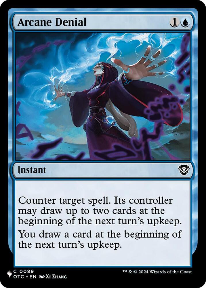 Arcane Denial OTC (The List Reprints) 
