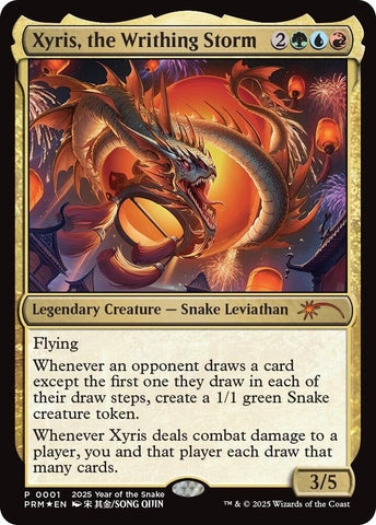 Xyris the Writhing Storm Year of the Snake 2025 1/5 (Standard Showdown Promos)  - Foil