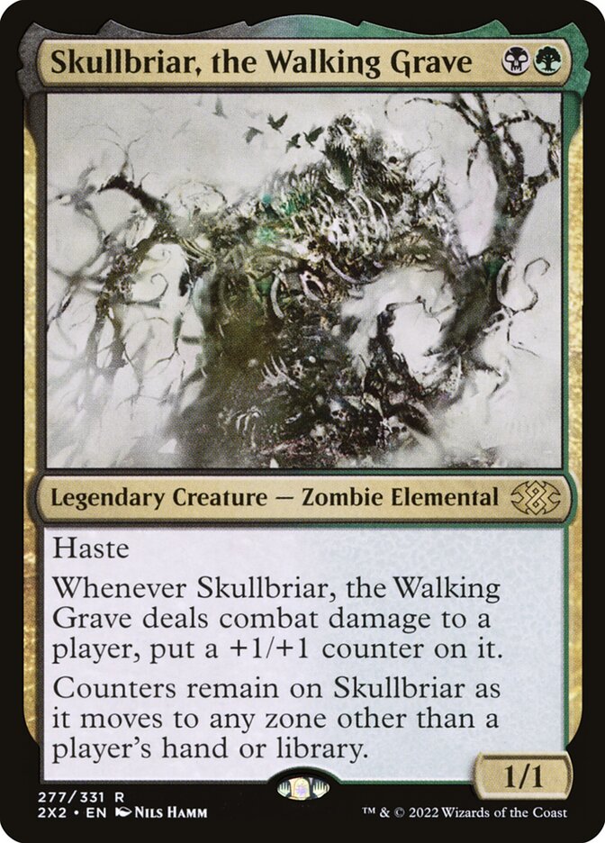 Skullbriar, the Walking Grave 277/331 (Double Masters 2022)  - Foil